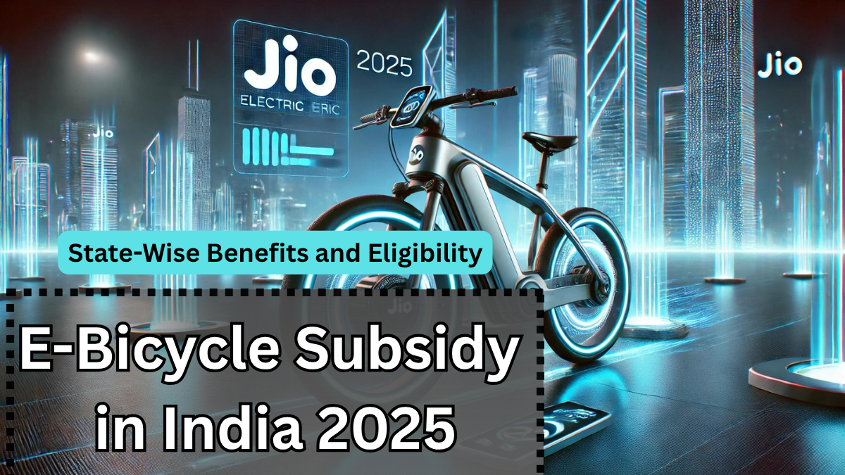 E-Bicycle Subsidy in India 2025 – State-Wise Benefits and Eligibility Explained