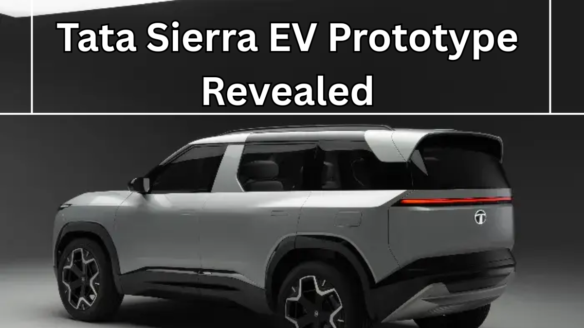 Tata Sierra EV Prototype Revealed – Retro SUV Returns as Electric
