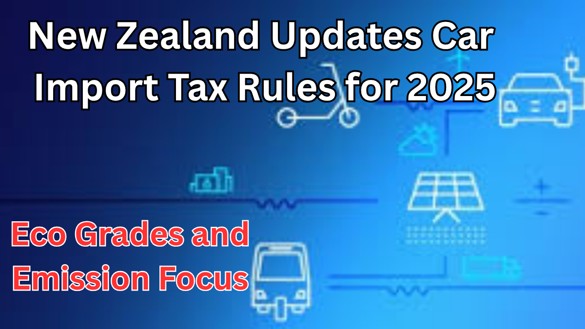 New Zealand Updates Car Import Tax Rules for 2025 – Eco Grades and Emission Focus