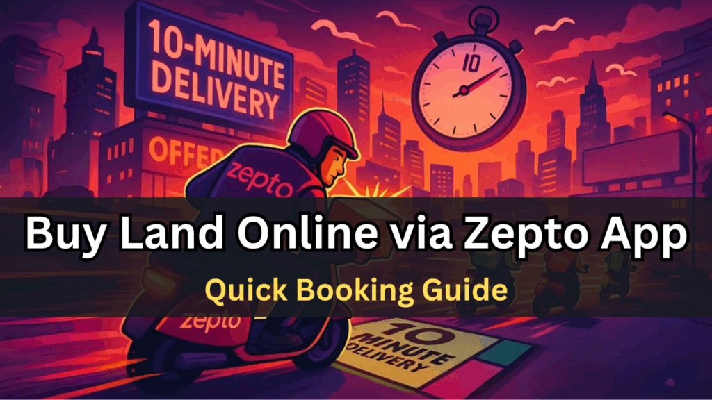 Buy Land Online via Zepto App in 2025 – Quick Booking Guide