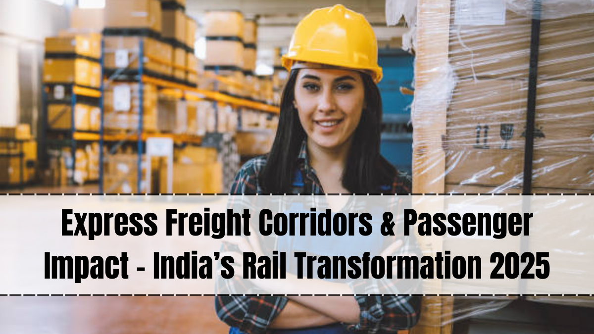 Express Freight Corridors & Passenger Impact – India’s Rail Transformation 2025