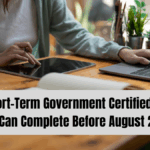 Top 5 Short-Term Government Certified Courses You Can Complete Before September 2025