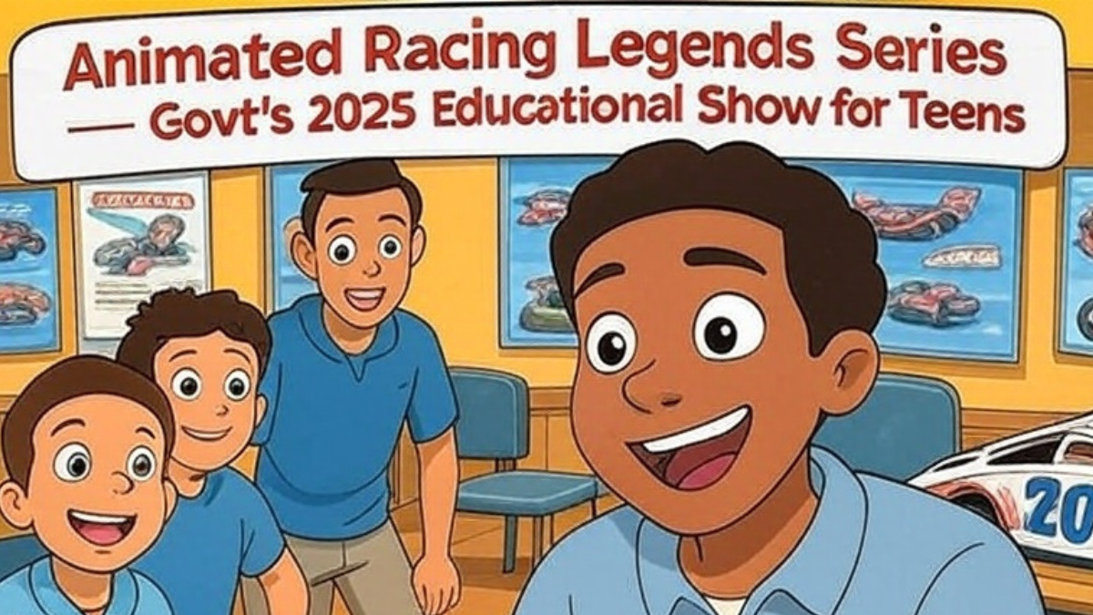 Animated Racing Legends Series – Govt’s 2025 Educational Show for Teens